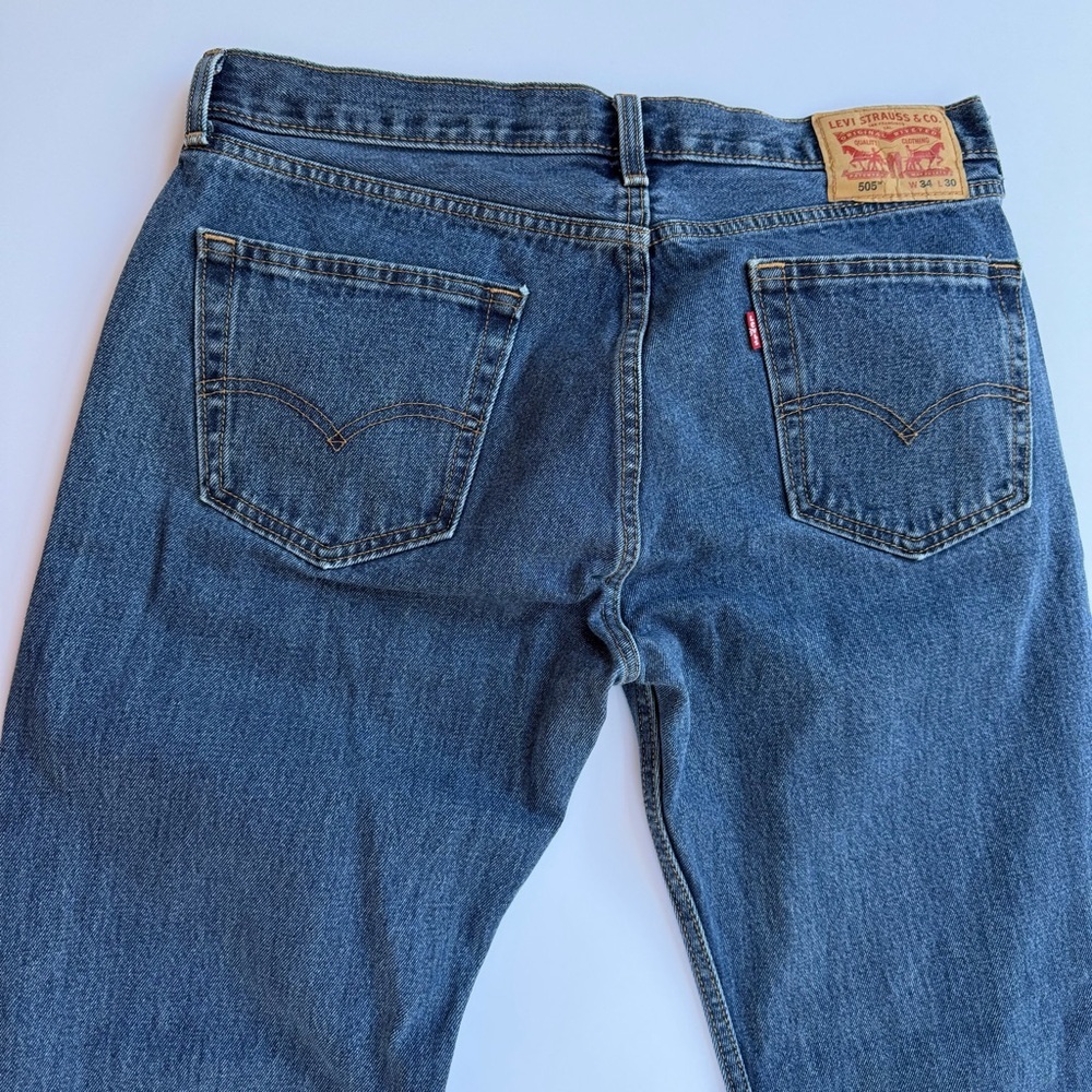Men’s Levi’s 505 Jeans Size 34 x 30​ - Picture 7 of 8